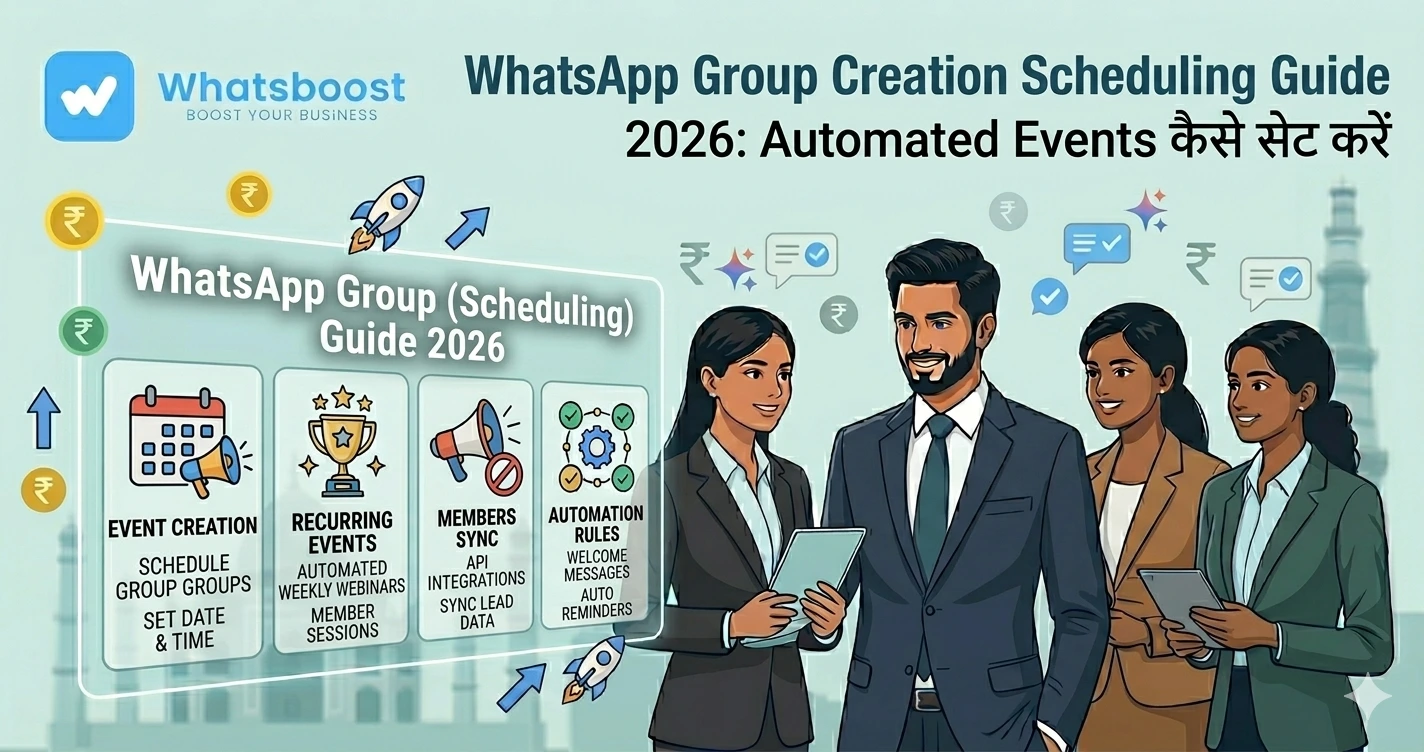 WhatsApp Group Creation Scheduling Guide 2026 Automated Events कैसे सेट करें