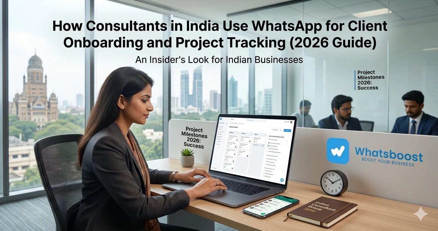 How Consultants in India Use WhatsApp for Client Onboarding and Project Tracking