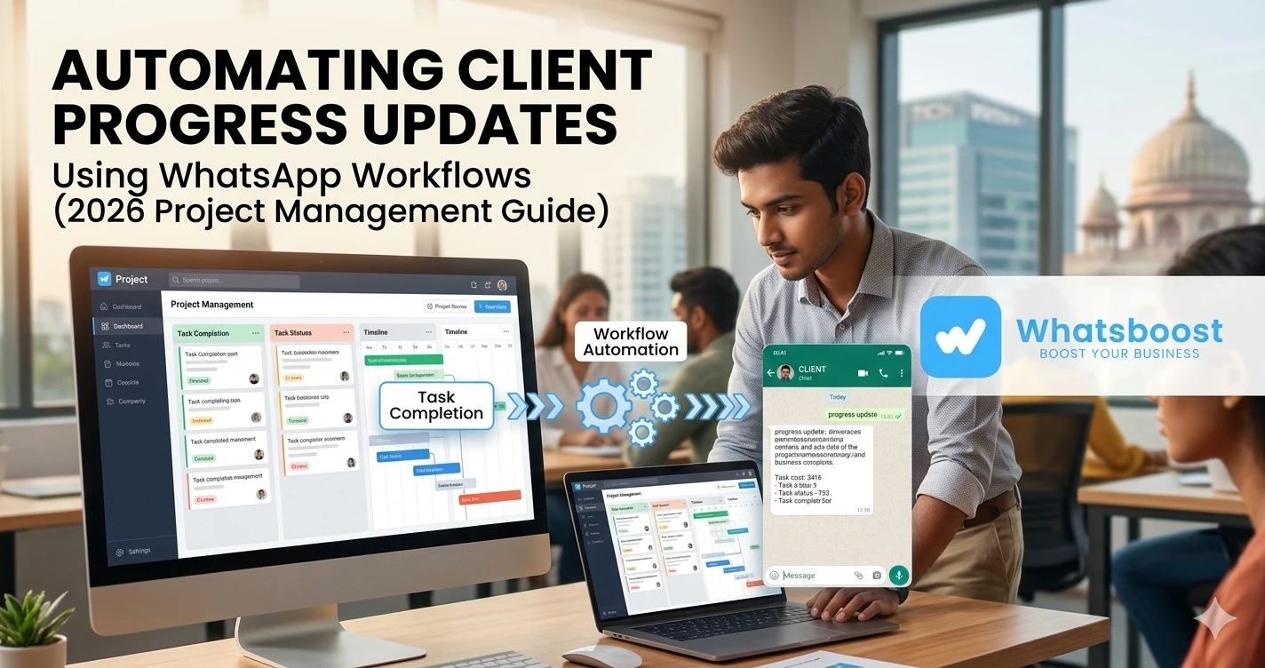 Automating Client Progress Updates Using WhatsApp Workflows (2026 Project Management Guide)