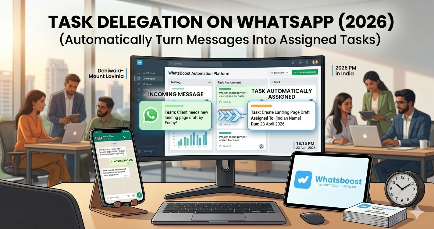 Task Delegation on WhatsApp (2026) Automatically Turn Messages Into Assigned Tasks