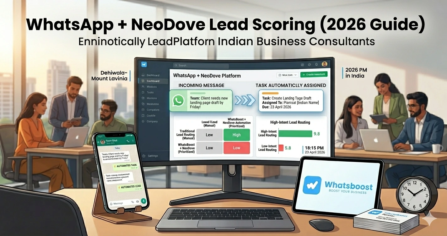WhatsApp + Neodove Lead Scoring Guide 2026: Automatically Prioritize High-Intent Leads