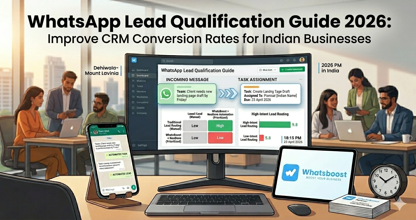 WhatsApp Lead Qualification Guide 2026: Improve CRM Conversion Rates for Indian Businesses