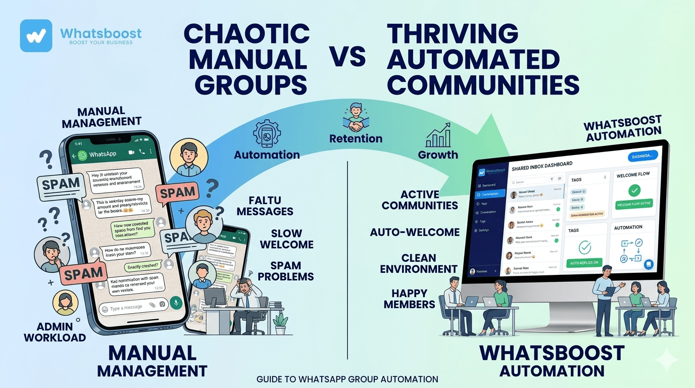 WhatsApp Group Retention Guide: Automation se Engagement Kaise Badhayein?