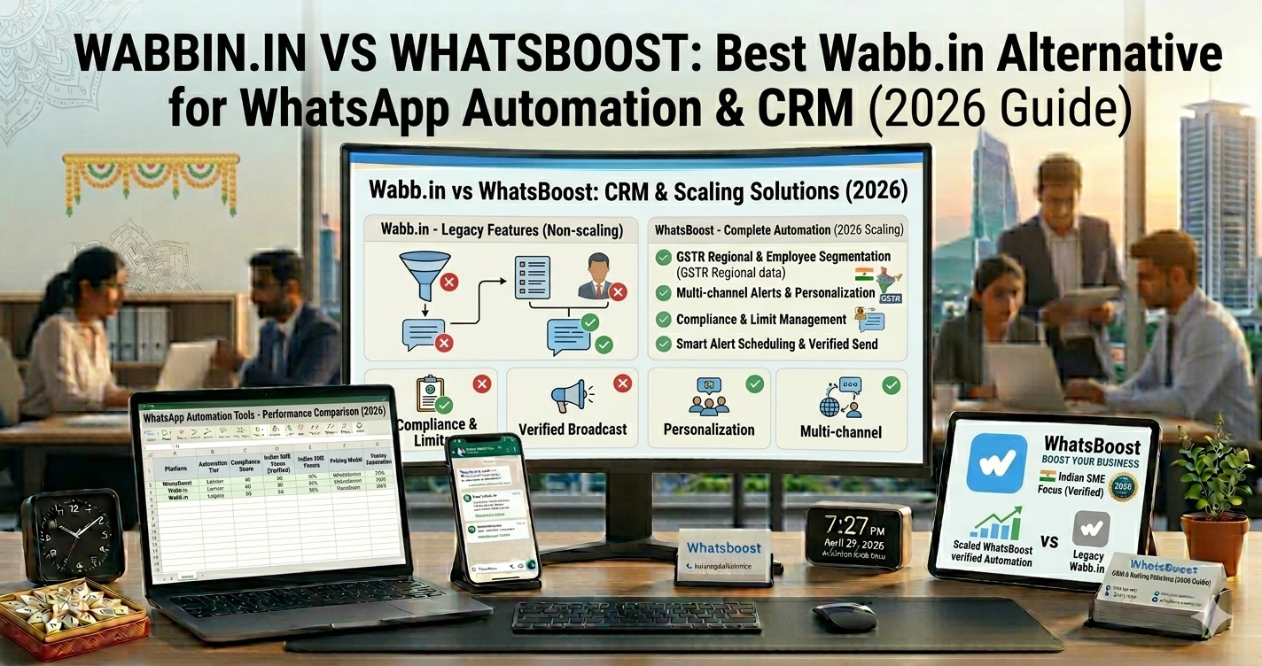Wabb.in vs WhatsBoost: Best Wabb.in Alternative for WhatsApp Automation & CRM (2026 Guide)