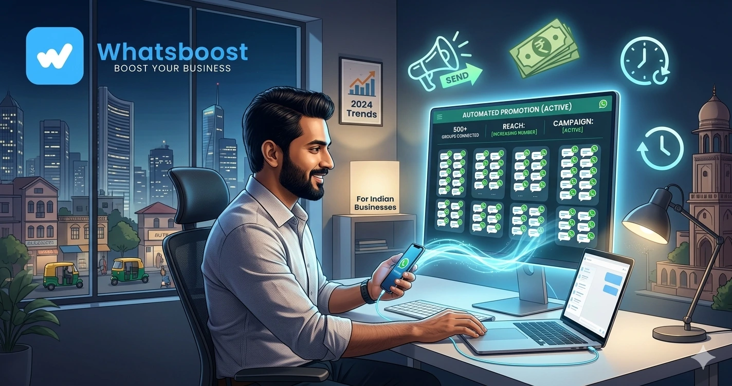 Do You Have 500+ WhatsApp Groups ऐसे करें Automated Promotion with WhatsBoost