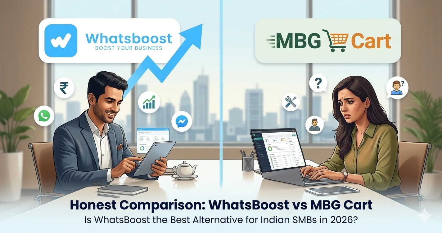 MBG Cart vs WhatsBoost: Honest Comparison + Best MBG Cart Alternative for WhatsApp Automation in 2026