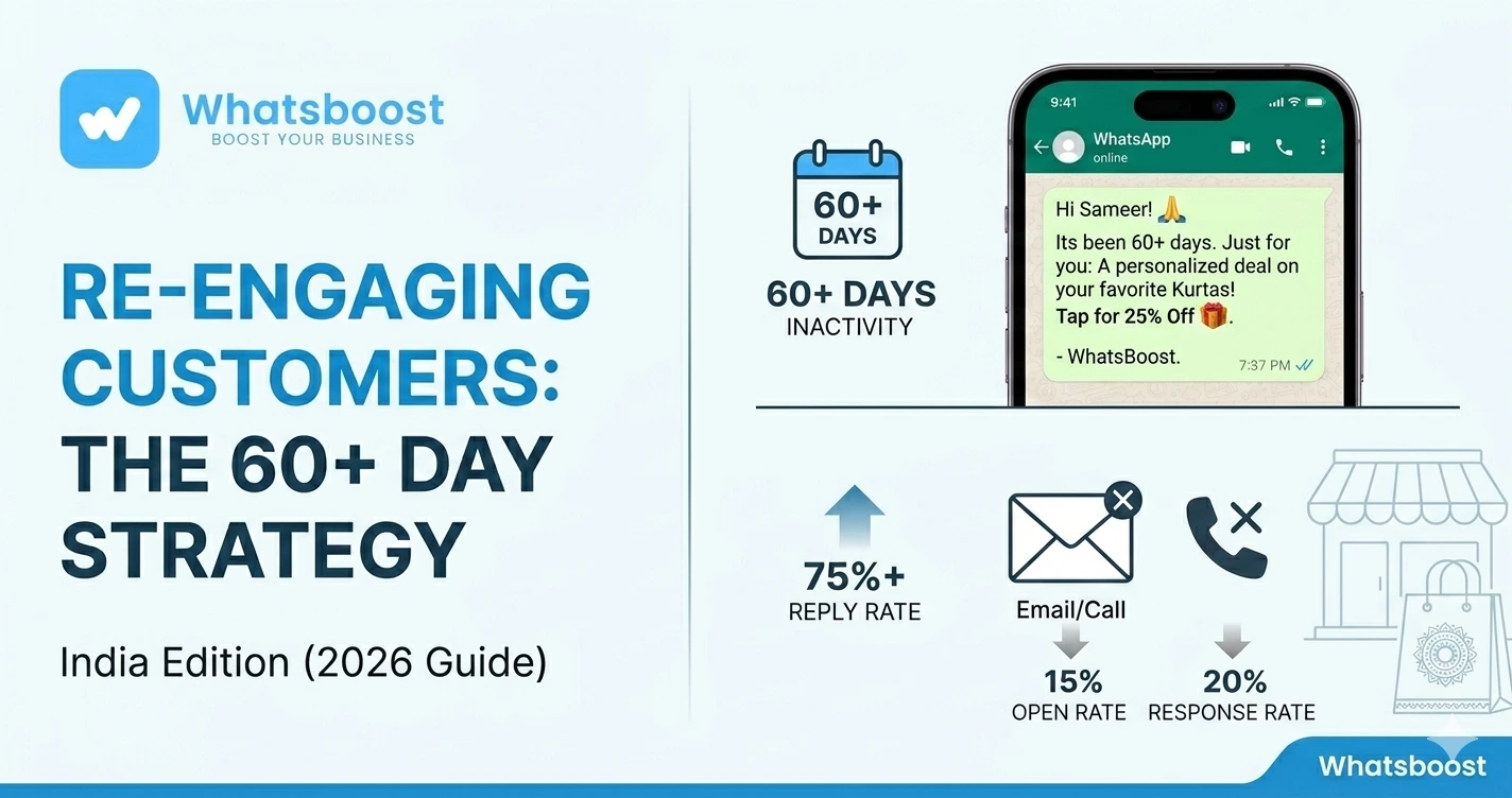 How Indian Retailers Use WhatsApp to Re-Engage Customers After 60+ Days (2026 Guide)