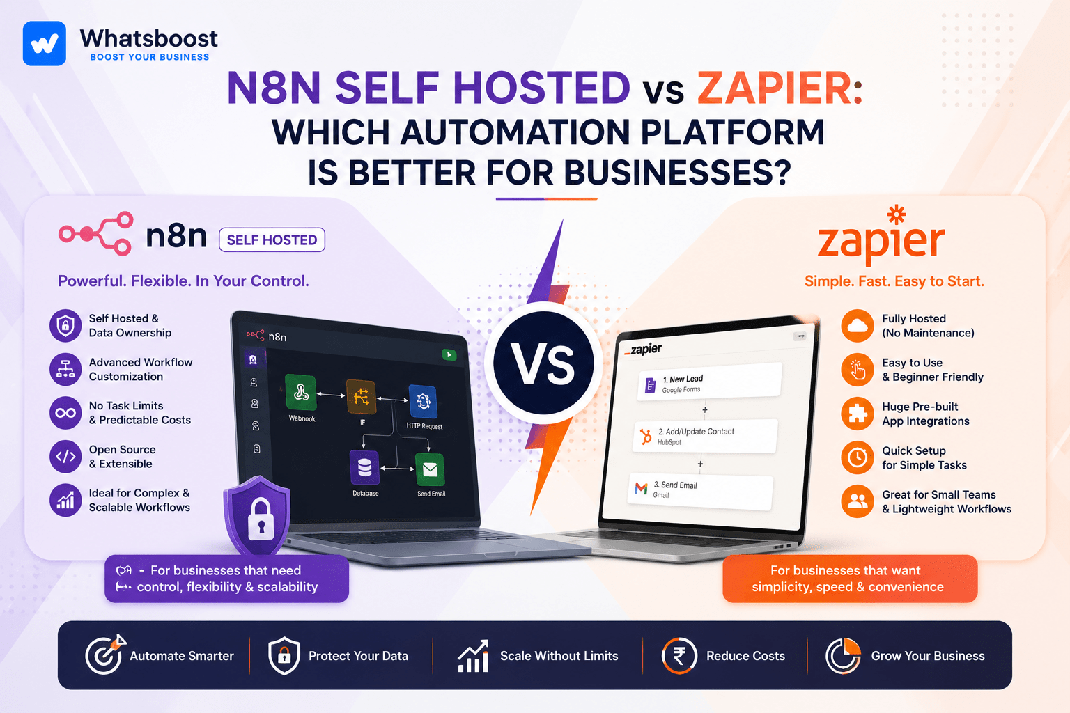 N8N Self Hosted vs Zapier: Which Automation Platform Is Better for Businesses?
