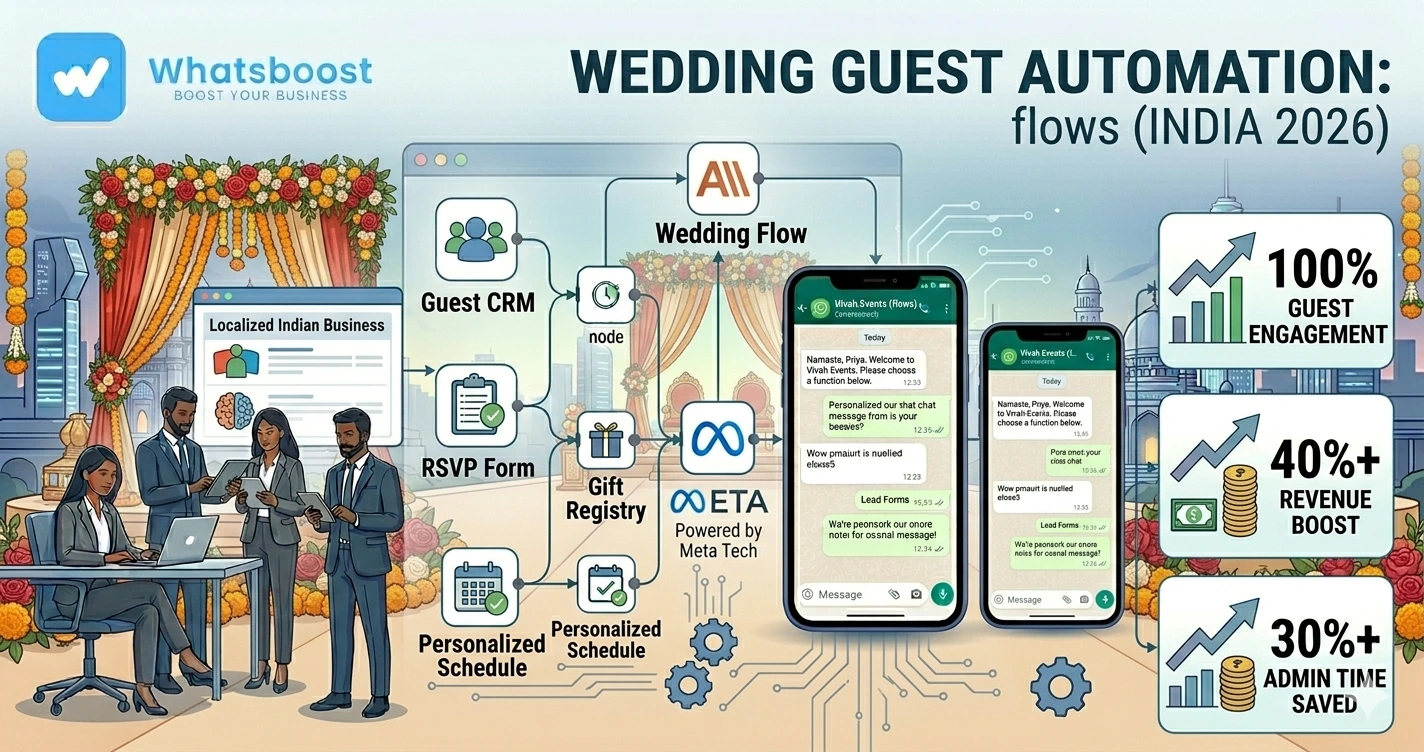How to Automate Wedding Guest Communication Using WhatsApp Flows (2026 Guide)