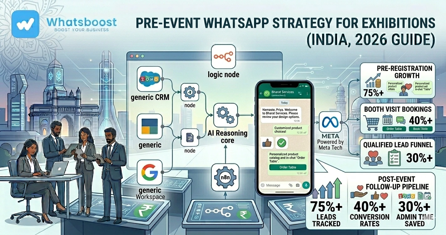 Pre-Event WhatsApp Marketing Strategy for Exhibitions and Trade Shows: How to Increase Registrations, Booth Visits, and Qualified Leads
