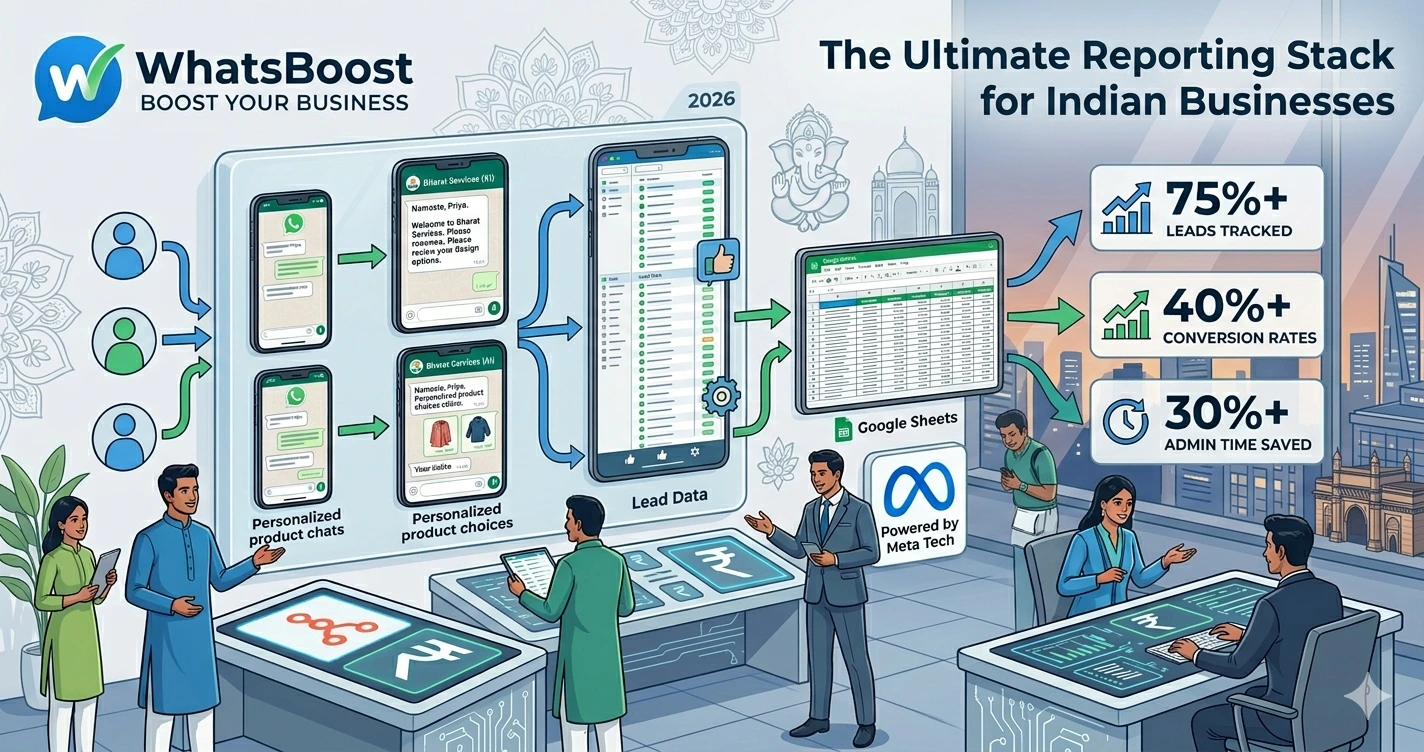 WhatsApp + Google Sheets + Looker Studio: The Ultimate Reporting Stack for Businesses