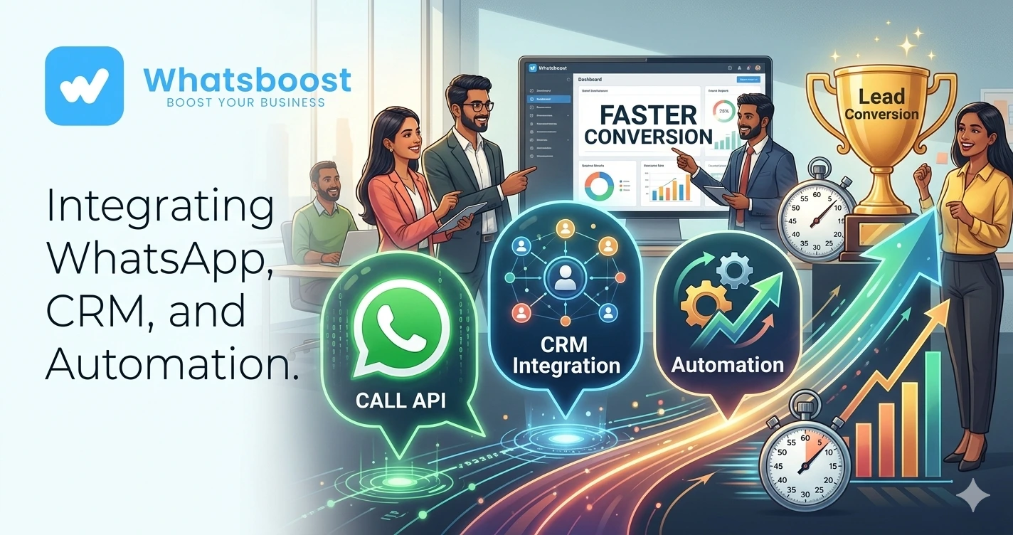 Combining WhatsApp Call API, CRM, and Automation for Faster Lead Conversion