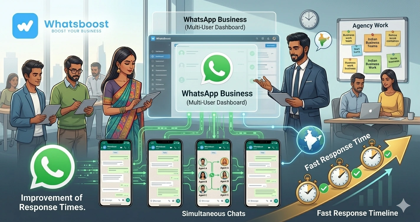 How Agencies Use WhatsApp Business Multiple Users to Improve Response Times