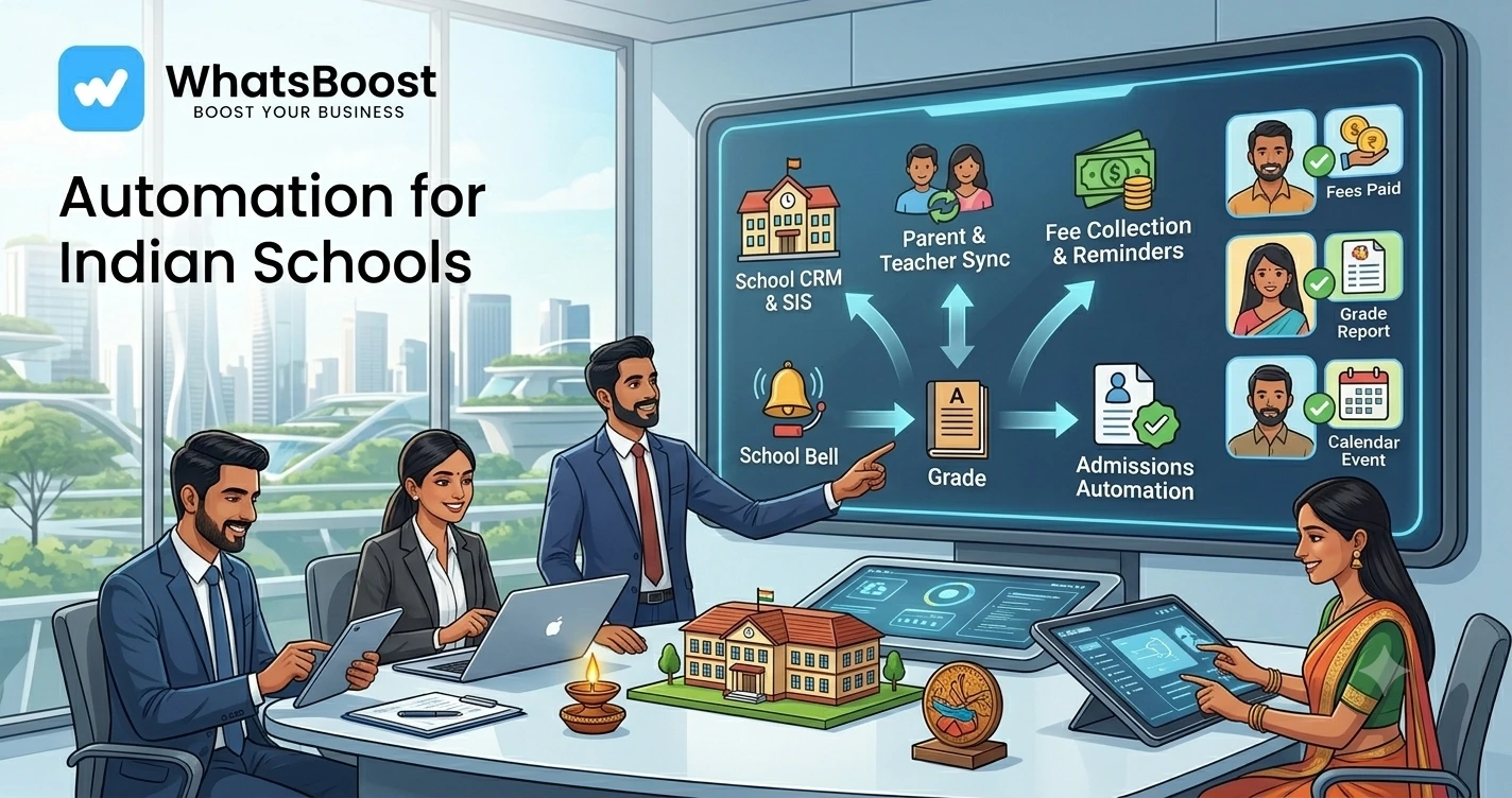 How Schools Can Automate Administrative Tasks Using WhatsApp and AI