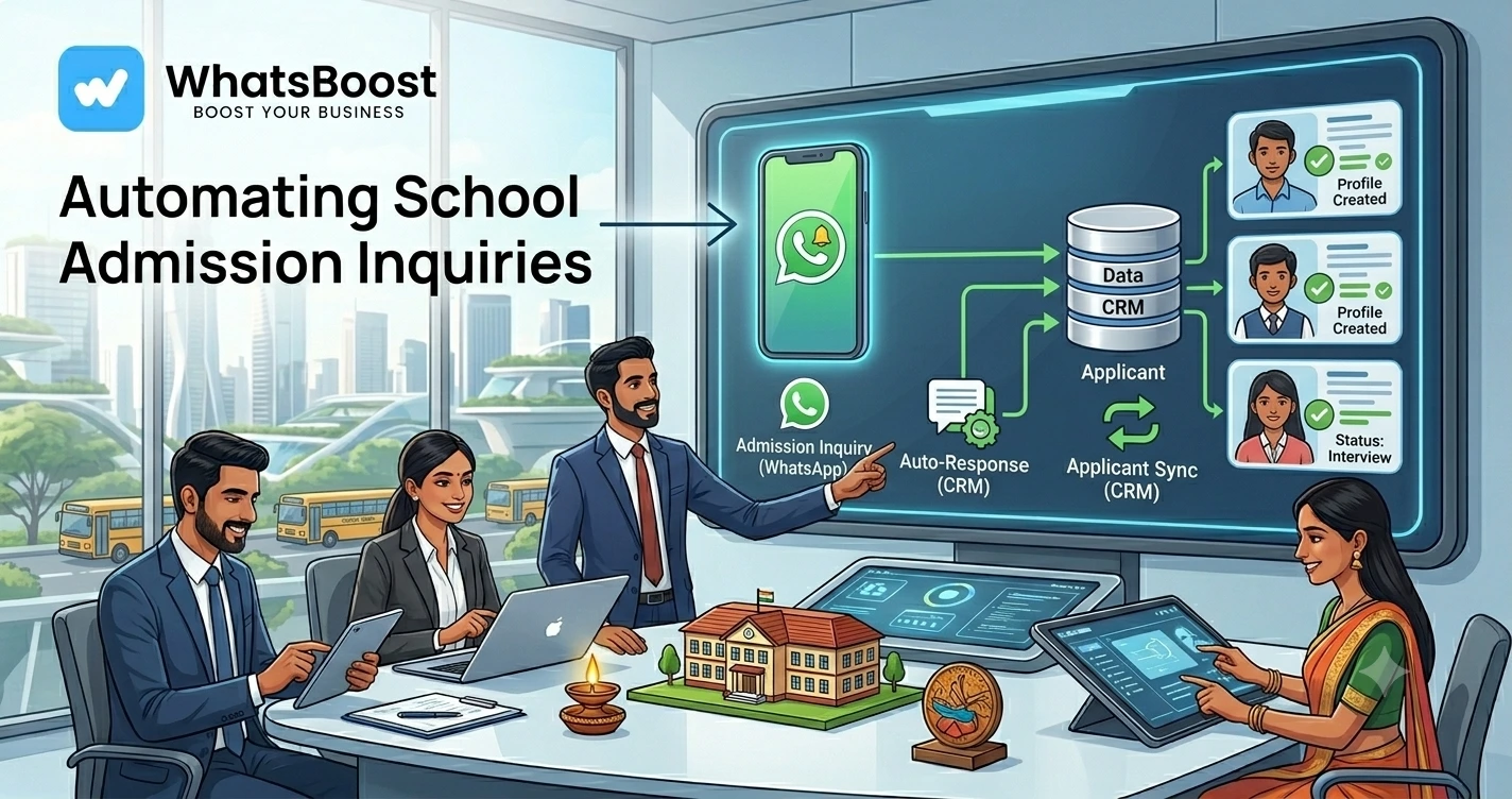 Automating School Admission Inquiries Using WhatsApp and CRM