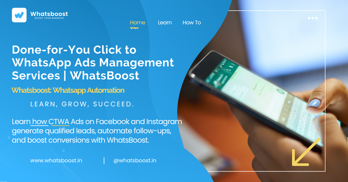 Done-for-You Click to WhatsApp Ads Management Services