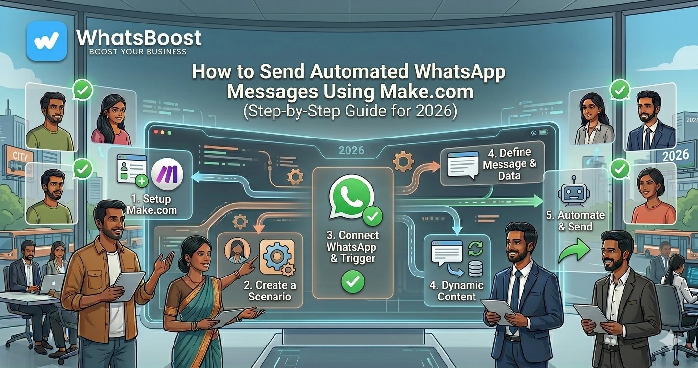 How to Send Automated WhatsApp Messages Using Make.com (Step-by-Step Guide for 2026)