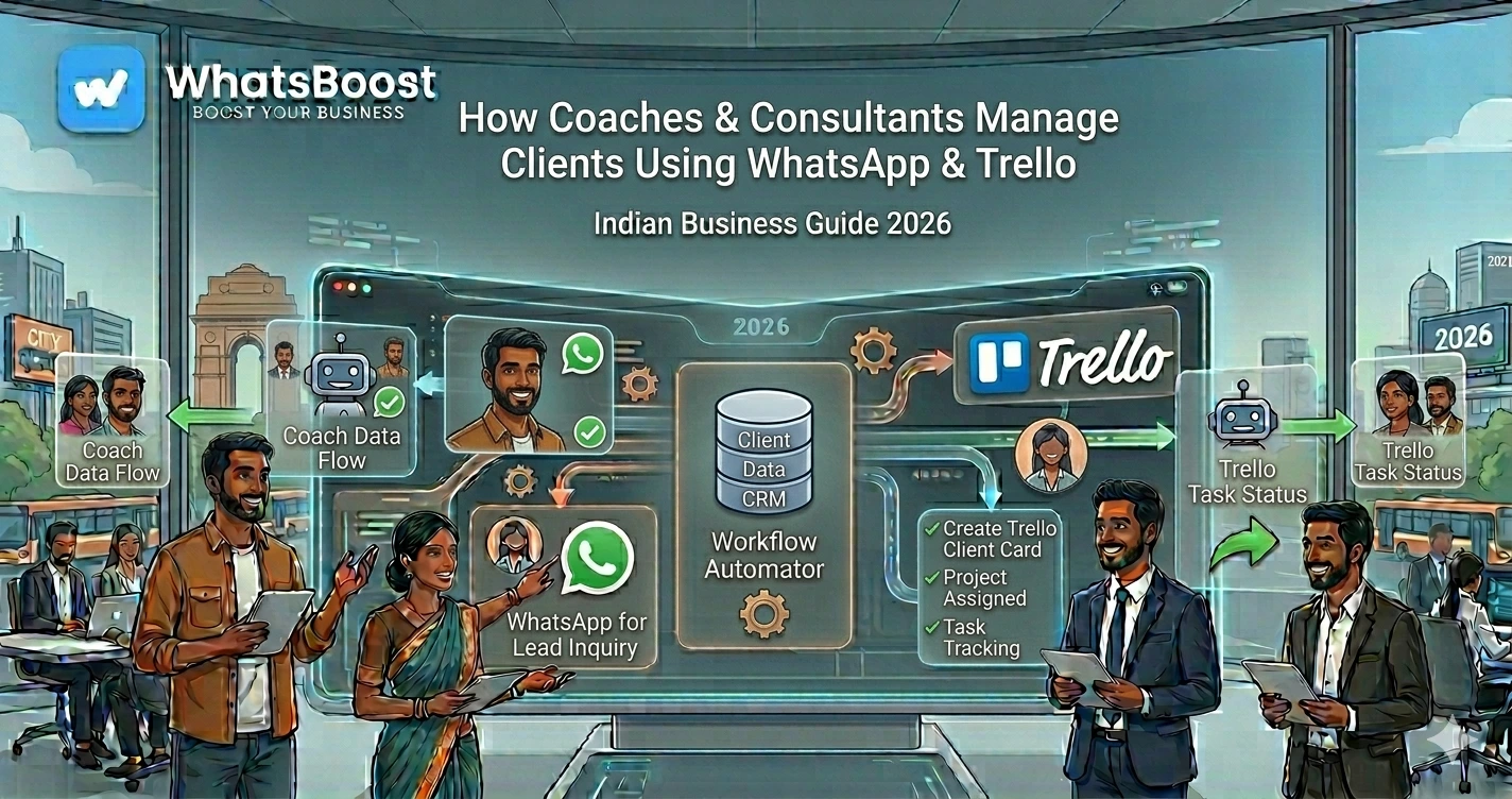 How Coaches and Consultants Manage Clients Using WhatsApp and Trello