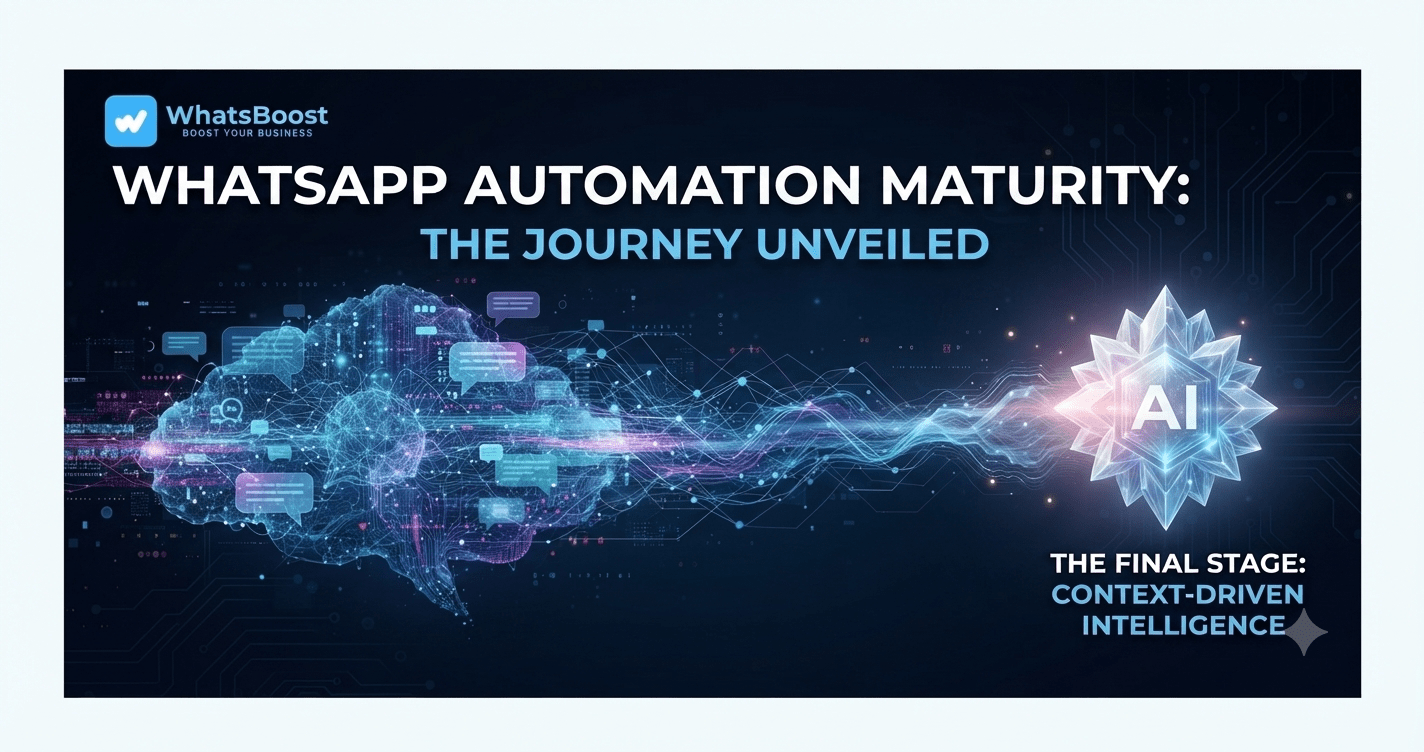WhatsApp Automation Maturity: 5 Stages from Auto-Replies to Intelligent Business Workflows